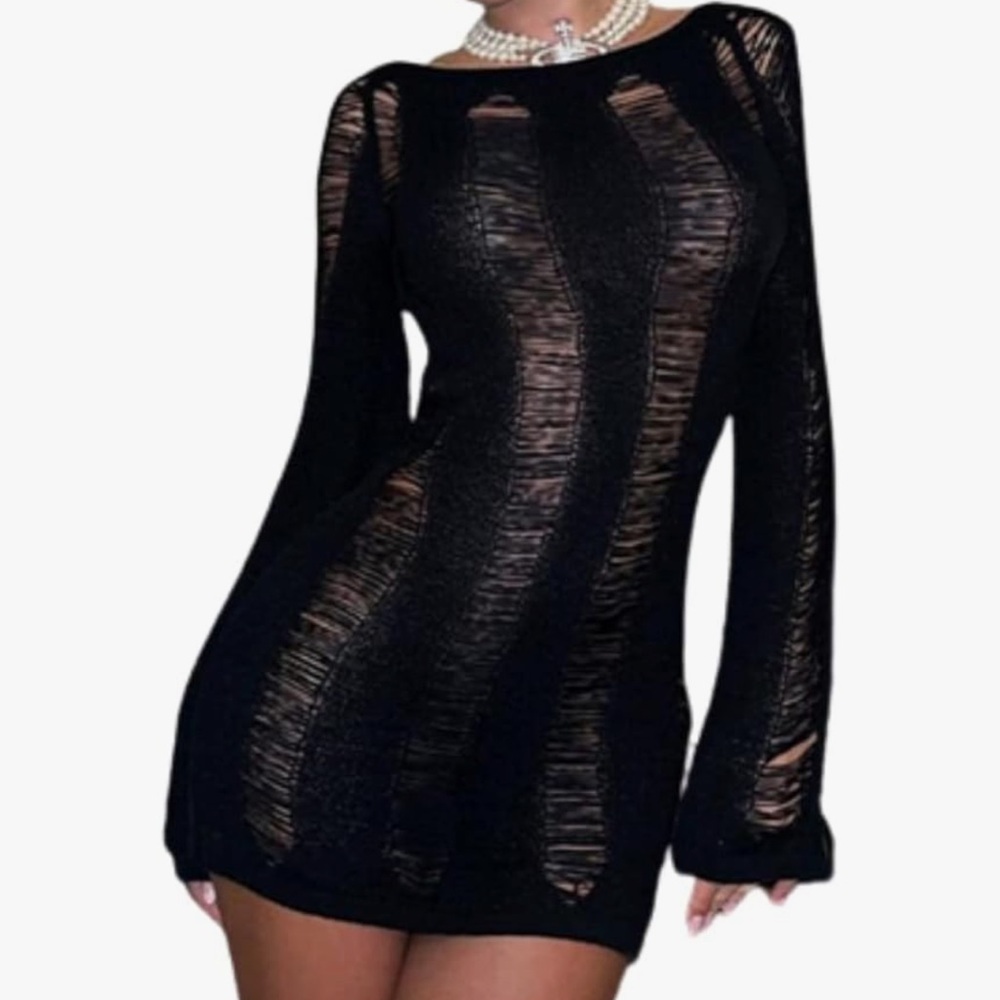 See through dress